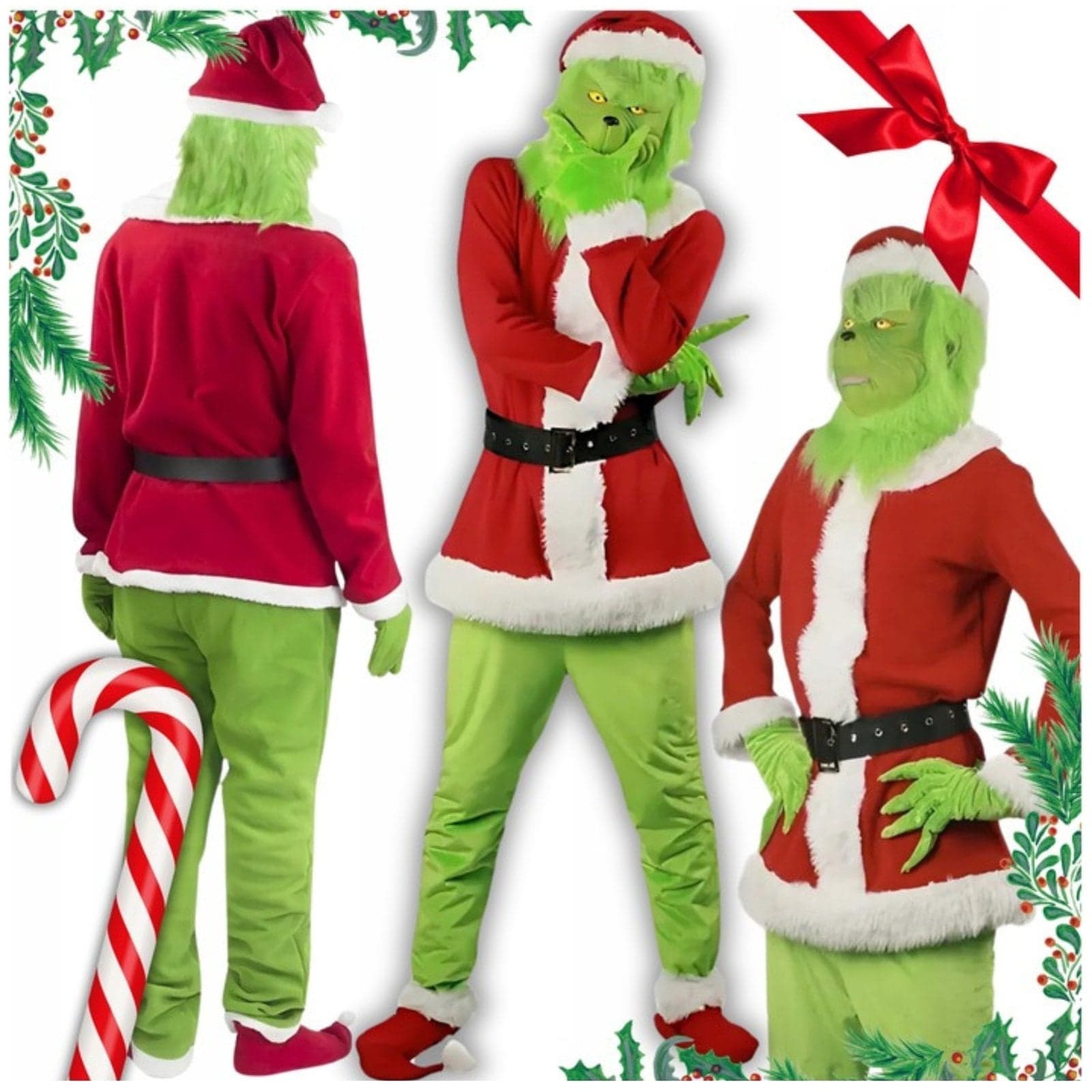 kostium Grinch z maską