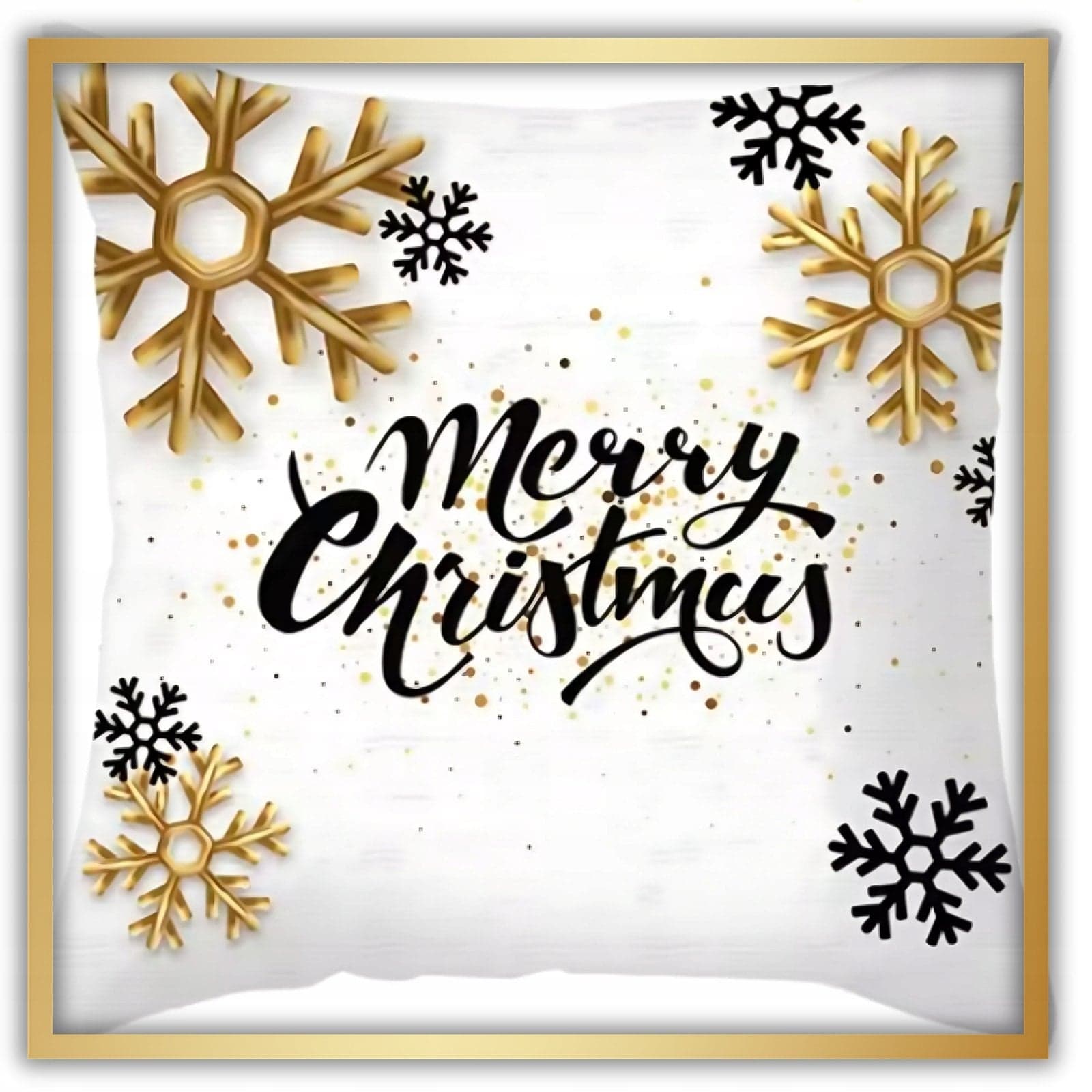 Poszewka z choinką i napisem A very merry Christmas