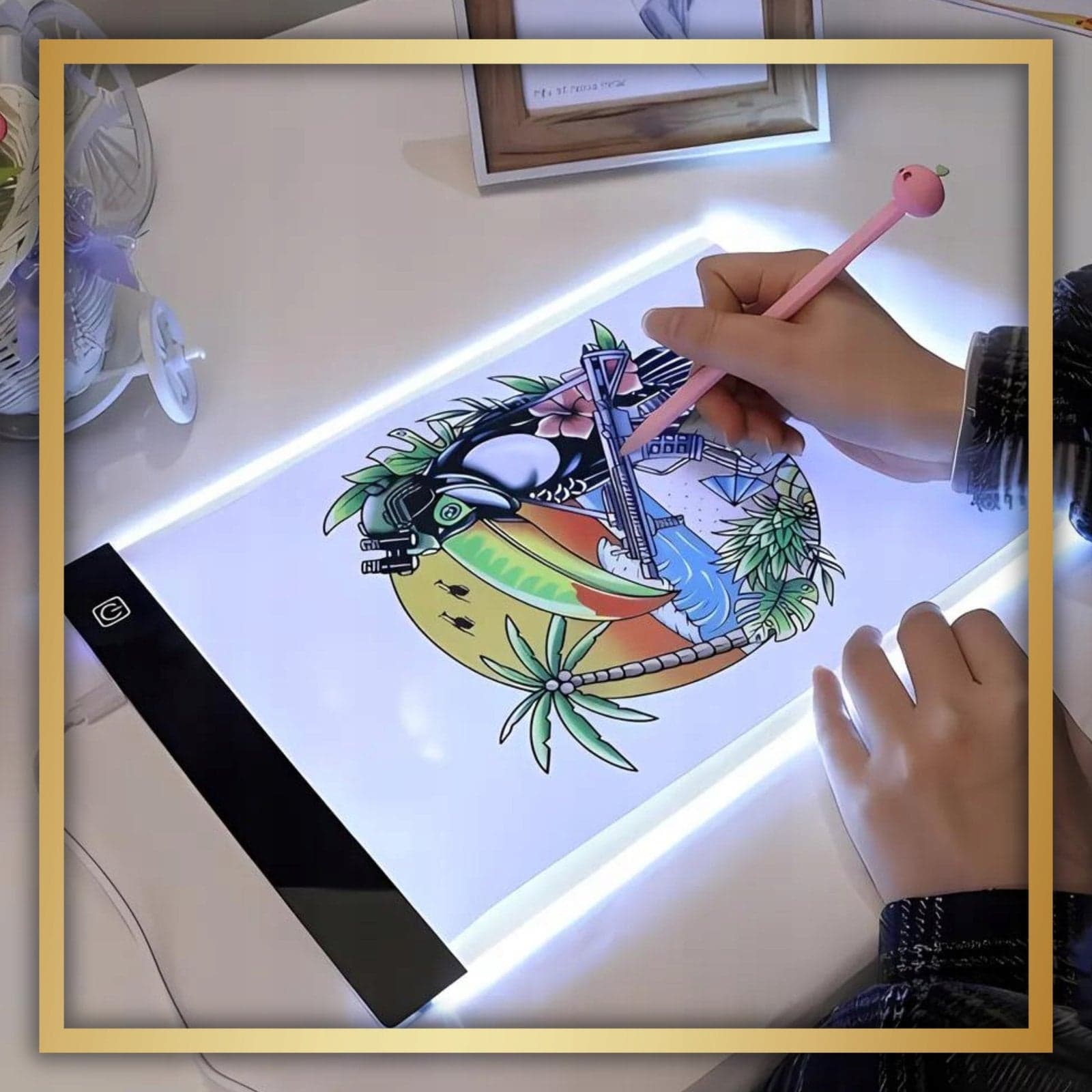 tablet z podświetleniem LED