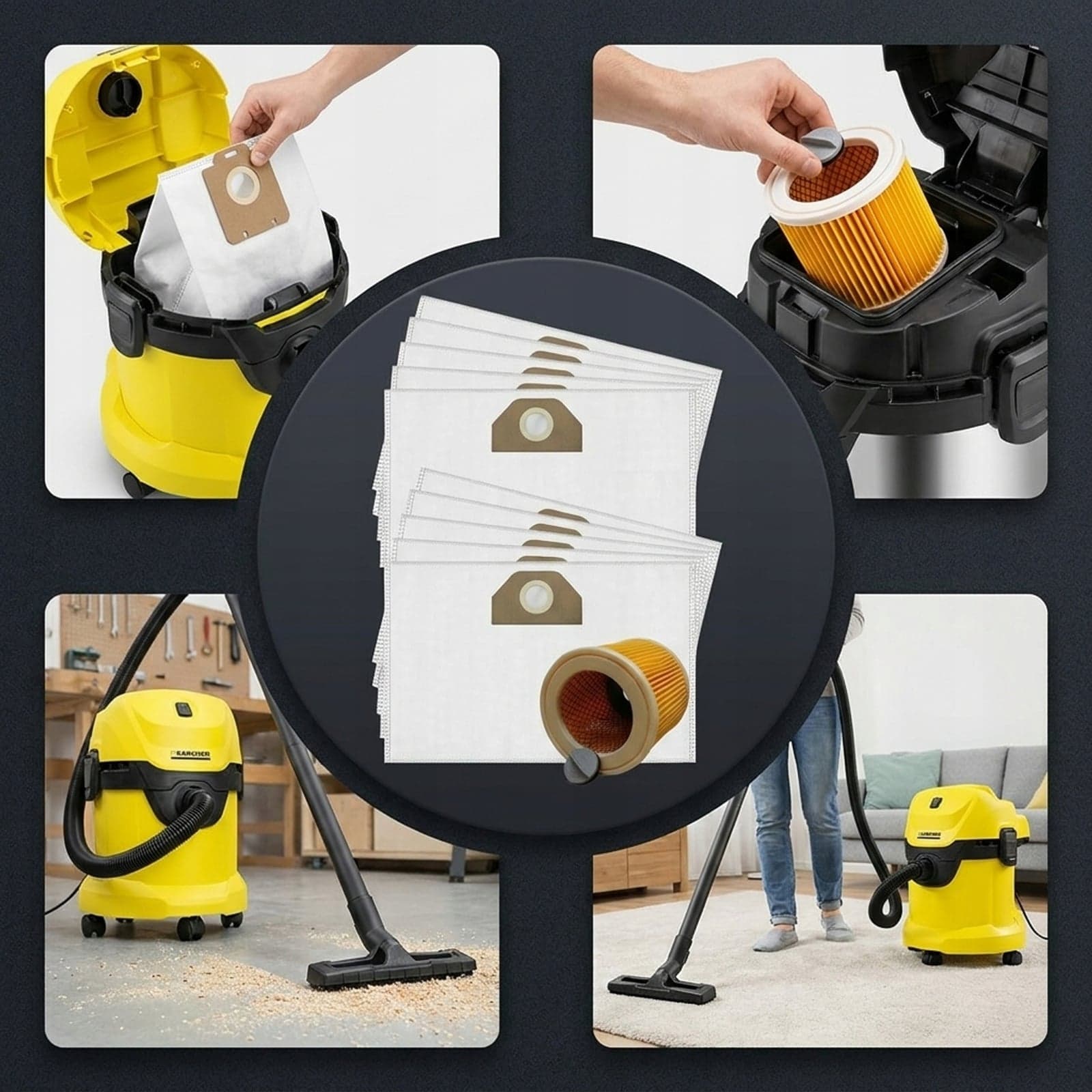worki do odkurzacza Karcher, widok 8