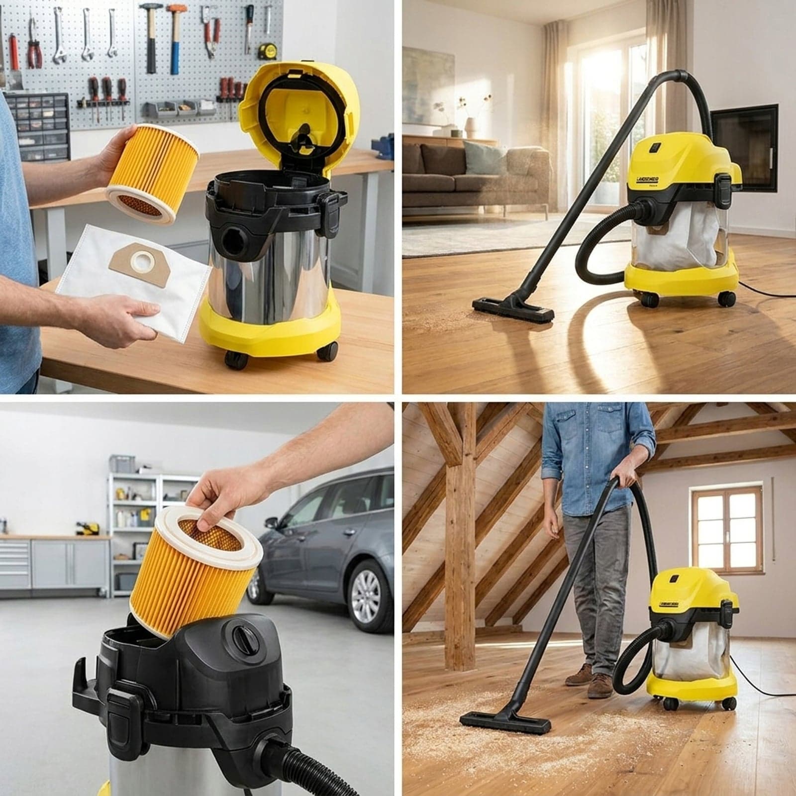 filtr harmonijkowy do Karcher