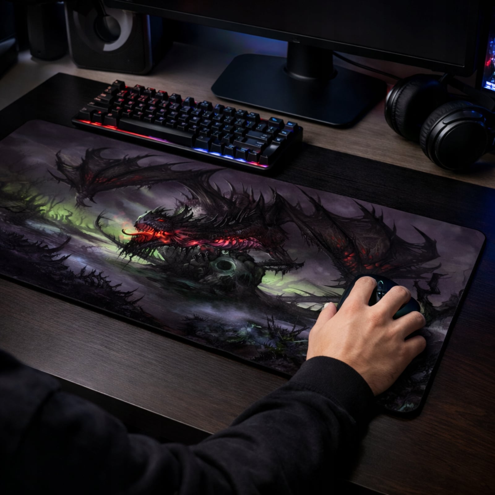 Duża podkładka pod mysz gamingową, widok 7