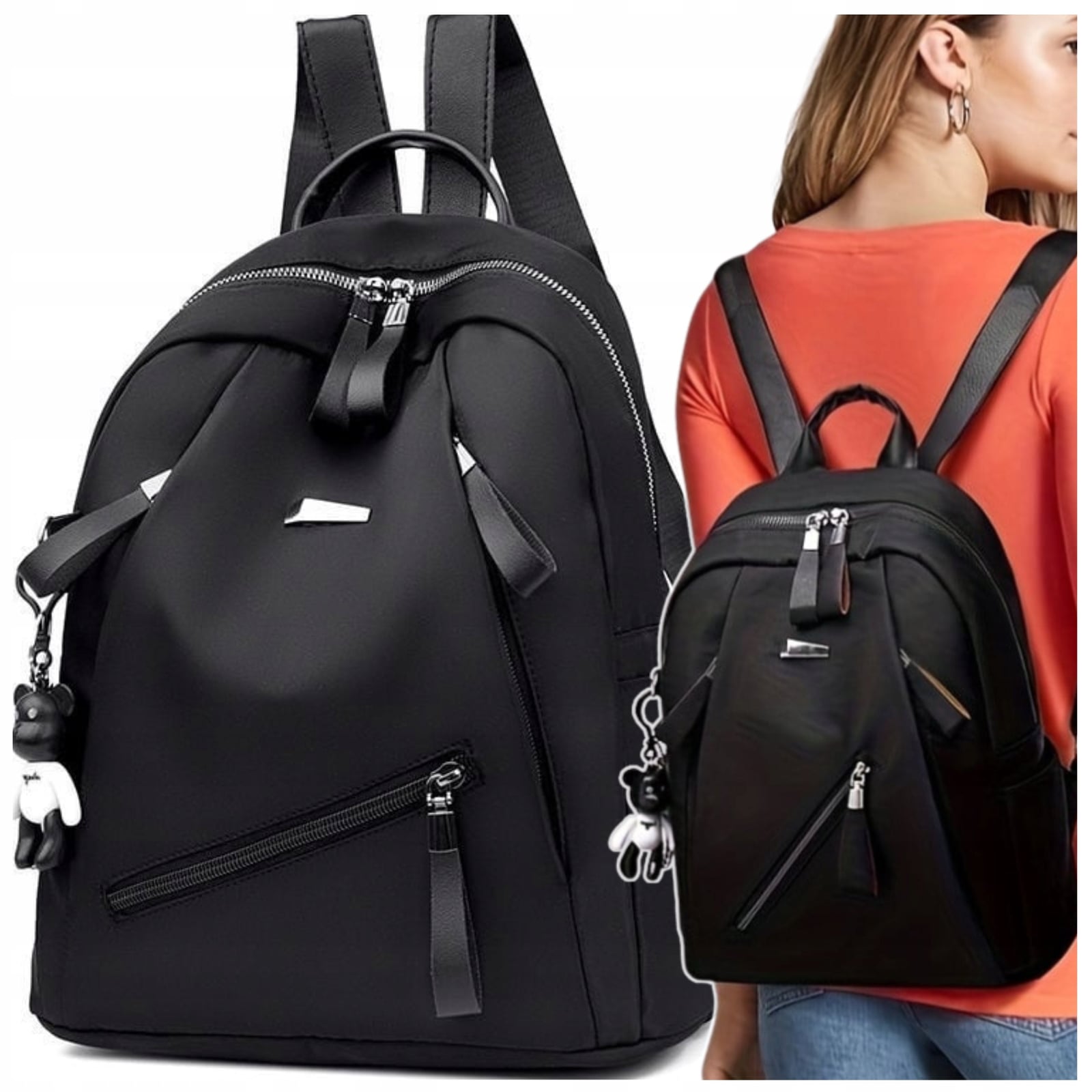Plecak damski czarny